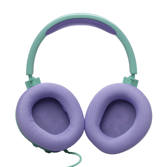 JBL Quantum 100M2 - Cyan - Wired over-ear gaming headset with detachable mic and mute option - Detailshot 4